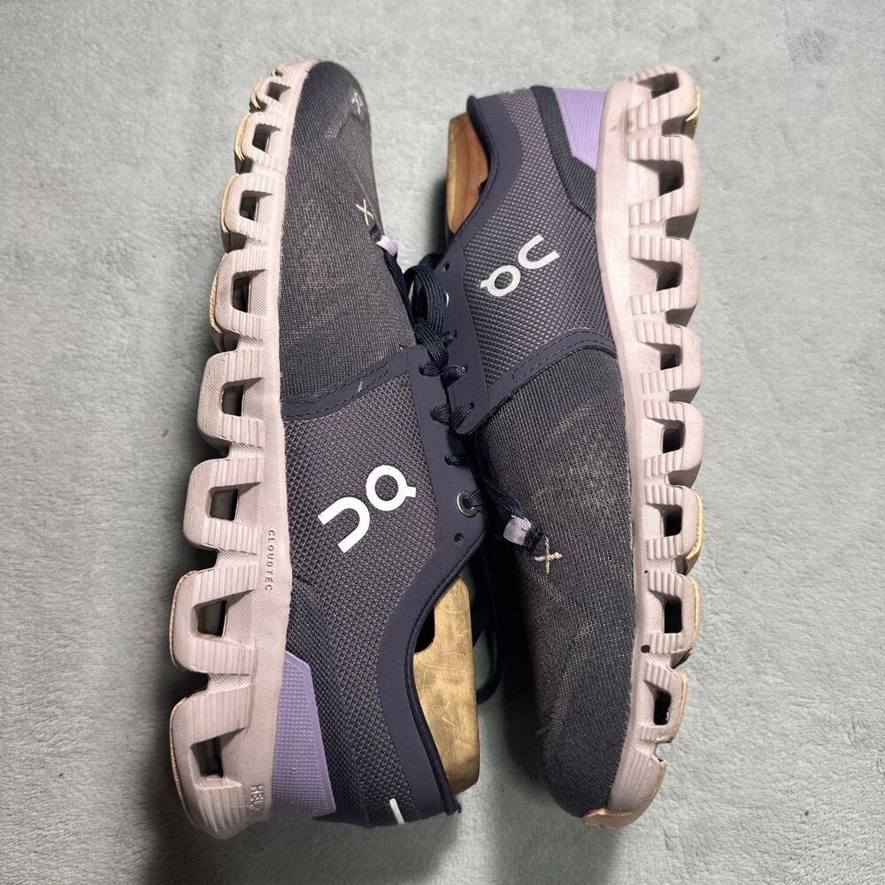 On Cloud Cloud X 3 Shoes Ws 9 60.98097 Trailing Purple Trail Running Gym Yoga